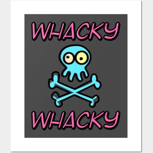 Whacky skull crazy skull birthday gift shirt Posters and Art